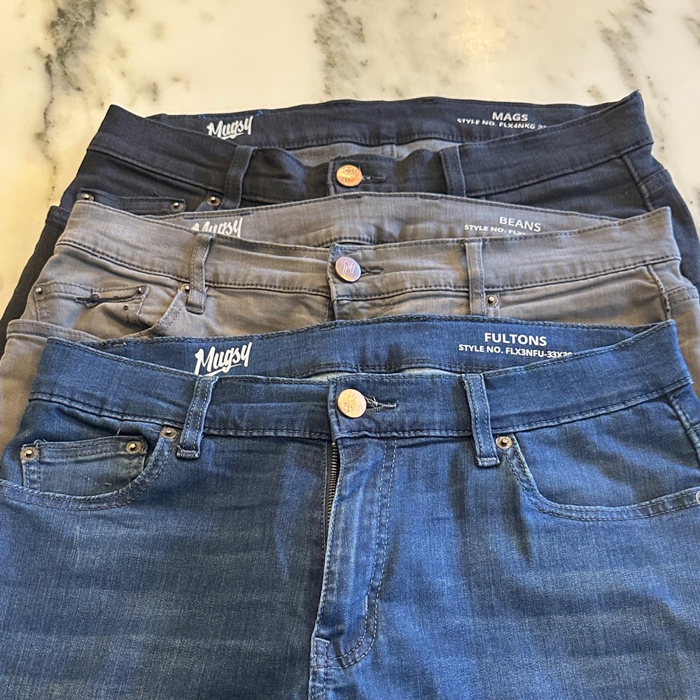 Mugsy Men's Jeans - set of 3 - 33x30